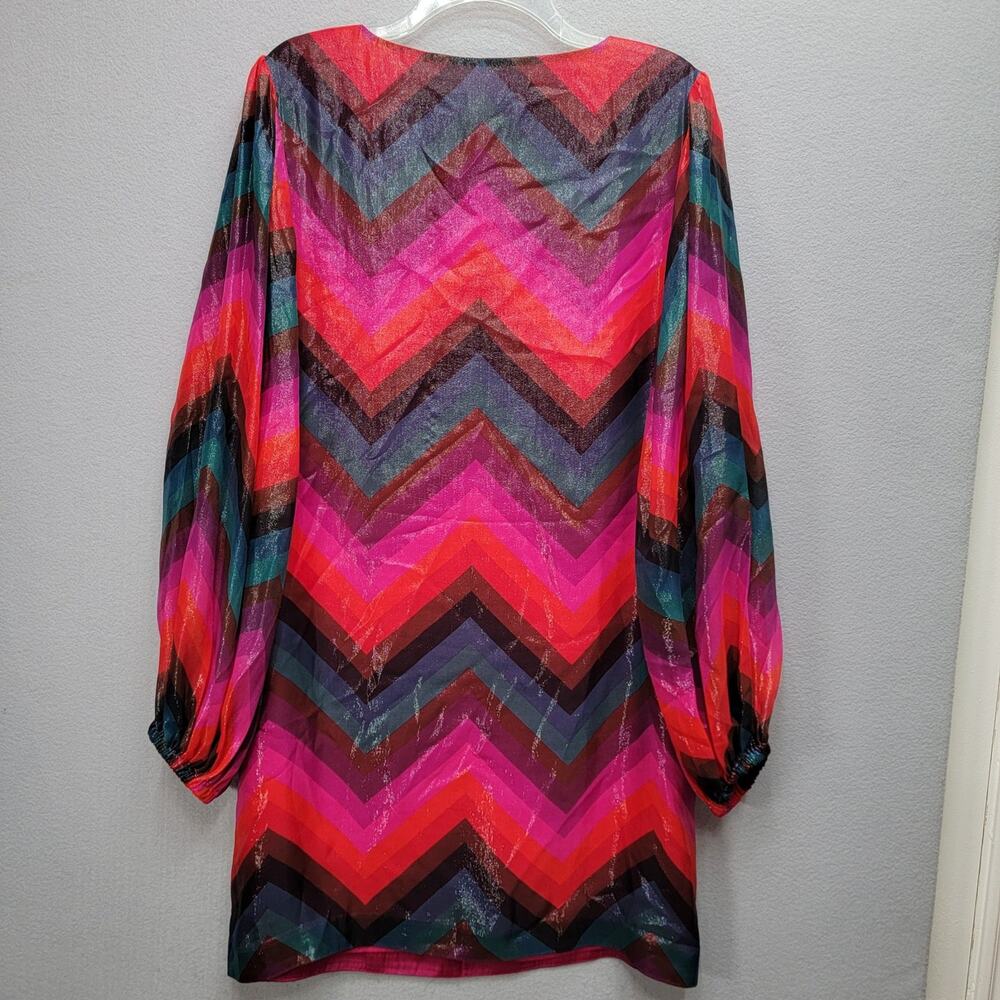 TRINA TURK HITACHI SILK BLEND SHIFT BLEND, SIZE 12 - Picture 3 of 8